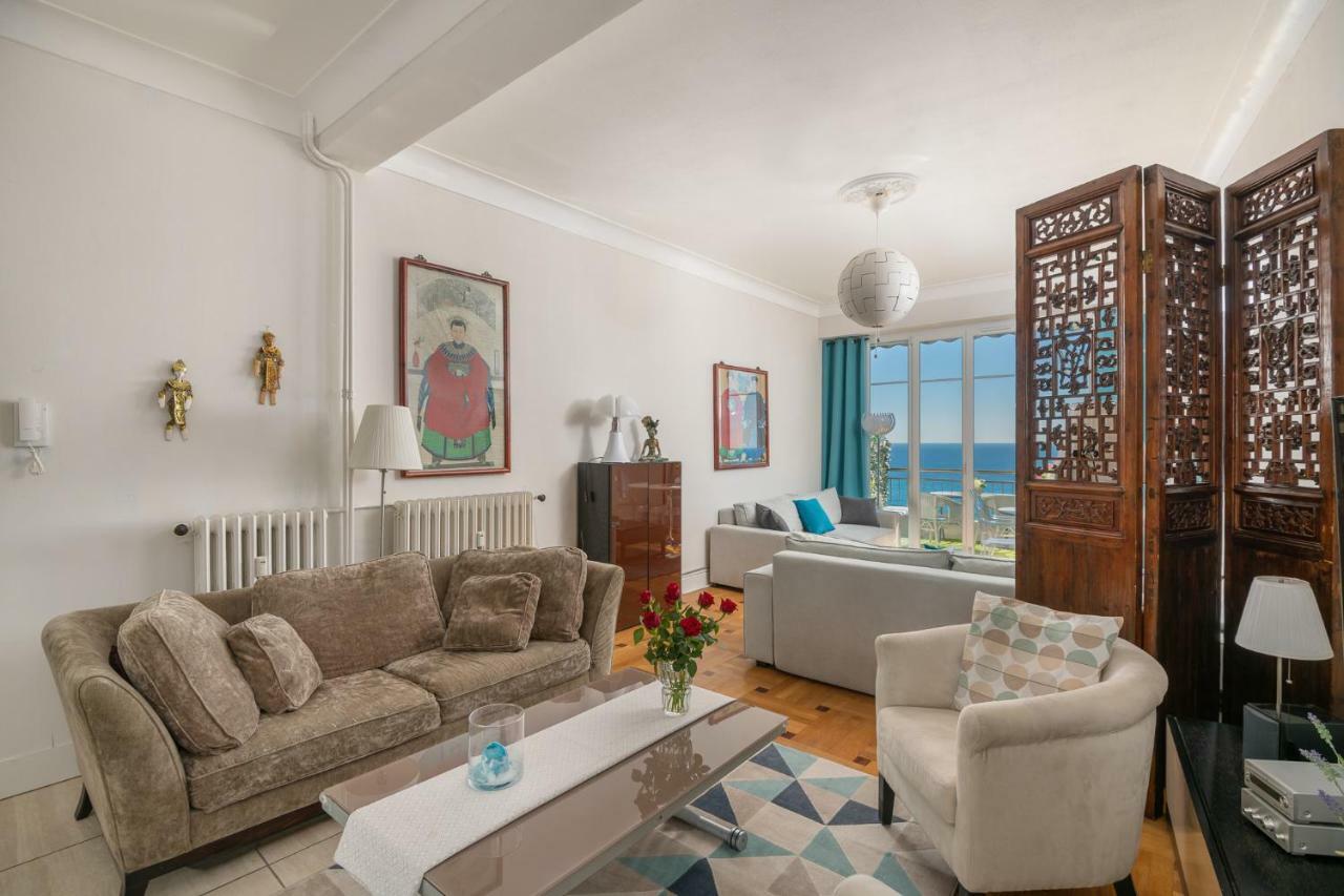 "Le Mediterrannee" By Enjoynice, Breathtaking Sea View, 2 Terraces And Airco Eksteriør billede